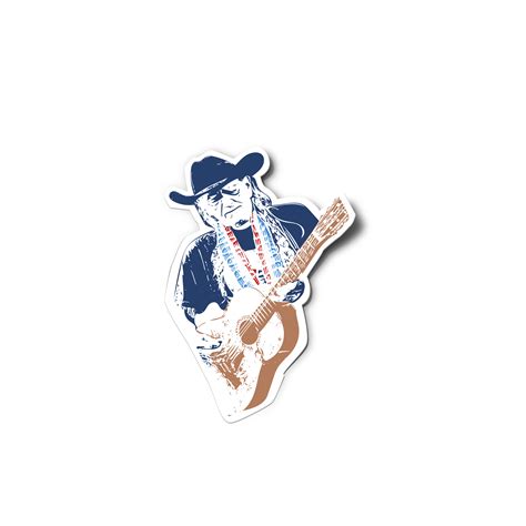 Willie Nelson Sticker