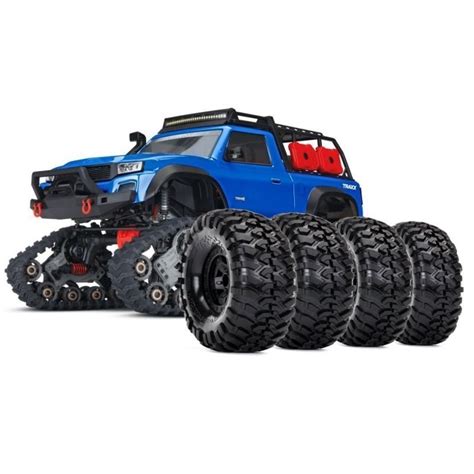 Traxxas TRX-4 Trail Rock Crawler with All-Terrain Traxx - Blue - MyRCPitstop | Online RC (Radio ...