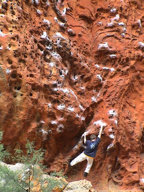 Rock Climbing at The Gallery, Grampians, Victoria, Australia