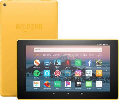 Customer Reviews: Amazon Fire HD 8 8" Tablet 16GB 8th Generation, 2018 Release Canary Yellow ...