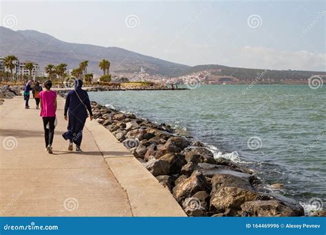 NADOR, MOROCCO - MAY 22, 2017: Old Buildings In Center Of Nador. Is A Coastal Resort City And ...