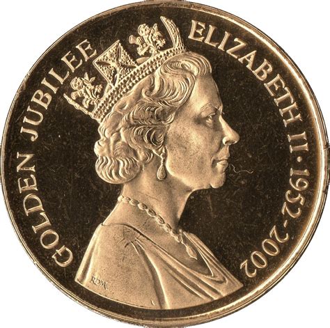 Token - Elizabeth II (The Queen's Golden Jubilee; 40 mm issue) - United ...