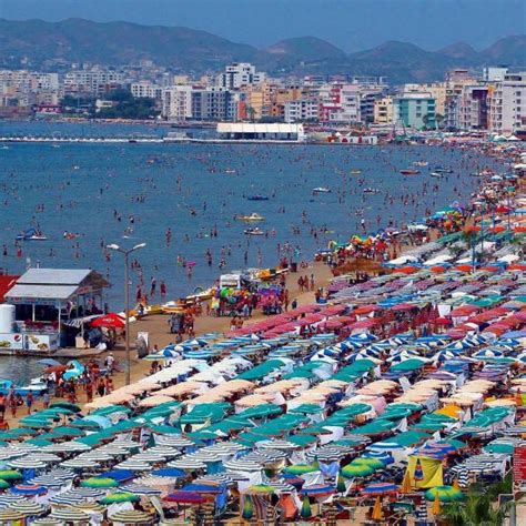 Beach of Durres, One of the Most Crowded Beaches in the World • IIA