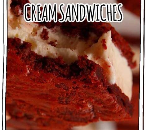 Red Velvet Ice Cream Sandwiches – WatchMyRecipe.com