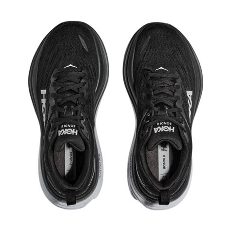 HOKA Men's Bondi 8 - Black/White – Lenny's Shoe & Apparel