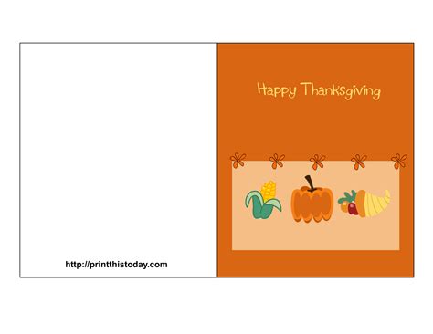 Free Printable Thanksgiving Cards