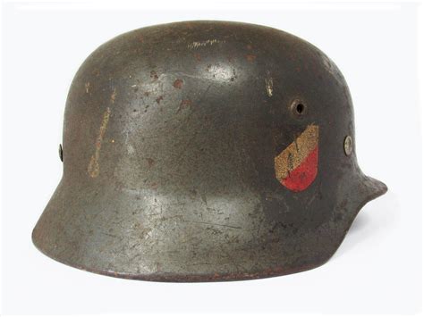 WWII German M35 DD Camo Luftwaffe Helmet – RJ Militaria