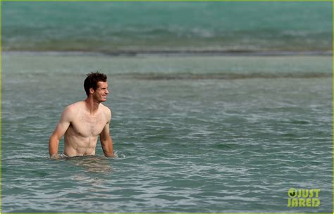 Photo: andy murray shirtless victory swim after sony open win 25 | Photo 2841175 | Just Jared ...