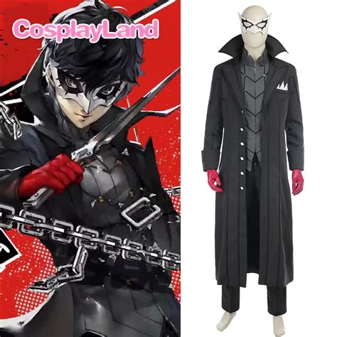 Persona 5 Protagonist Cosplay Costume Halloween Costumes Game Hero Suit ...