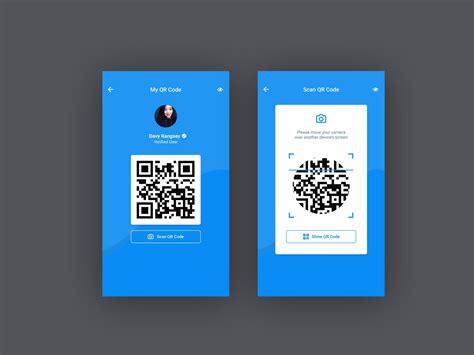 QR Code UI Design