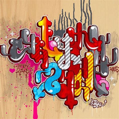 New Grafity Art Image: Alphabet Graffiti