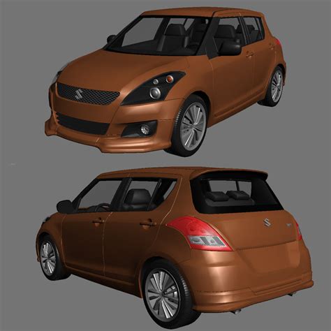 suzuki swift rs 3d model