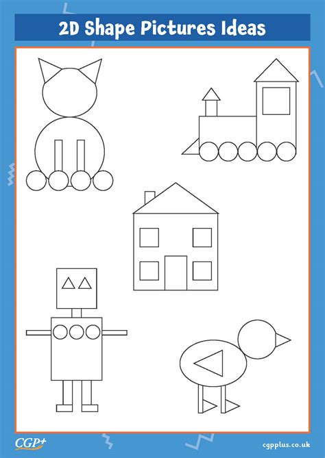 Making 2D Shape Pictures (Reception) | CGP Plus