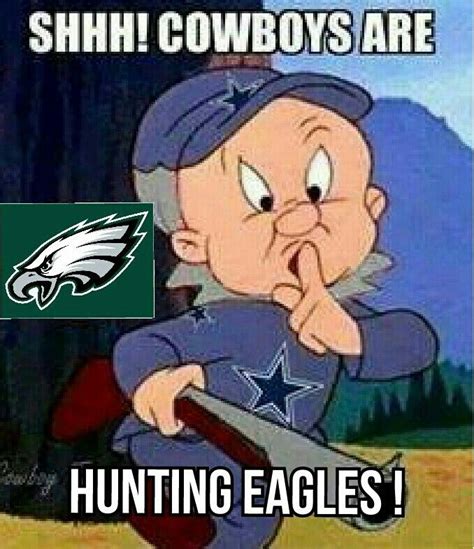 Elmer Fudd hunting eagles | Cowboys, Dallas cowboys funny, Dallas cowboys memes