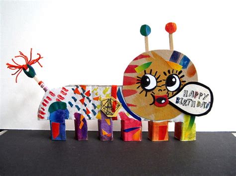 paper bug | A Paper collage bug made with recycled cardboard… | Flickr