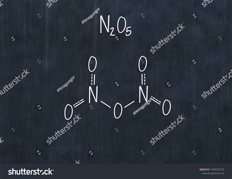 Dinitrogen Pentoxide Formula Handwritten Chemical Formula Stock ...