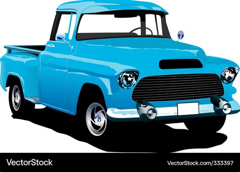 Vintage truck Royalty Free Vector Image - VectorStock