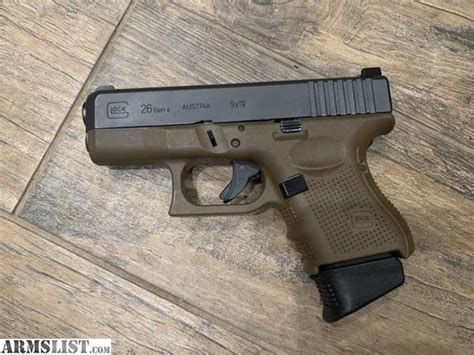 ARMSLIST - For Sale: Glock 26 Gen 4 FDE