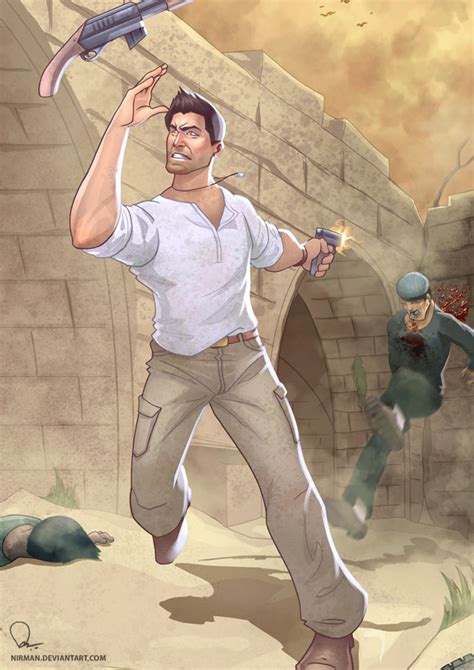 Nathan Drake in Action! | Game-Art-HQ