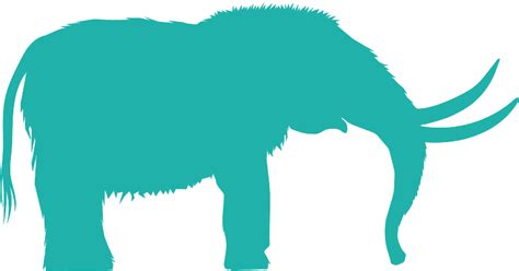 Wooly Mammoth Silhouette | Free vector silhouettes