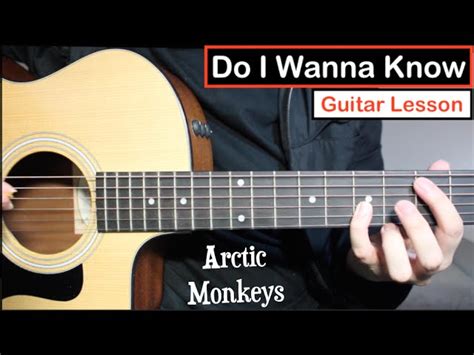 Arctic Monkeys - Do I Wanna Know | Guitar Lesson (Tutorial) Riff + Chords Chords - Chordify