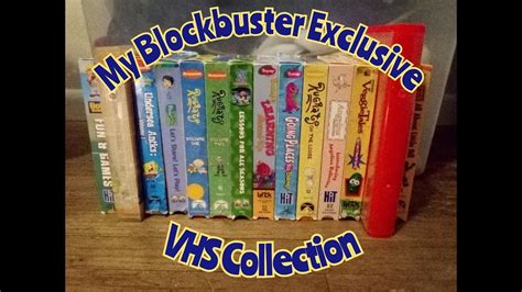 My Blockbuster Exclusive VHS Collection - YouTube