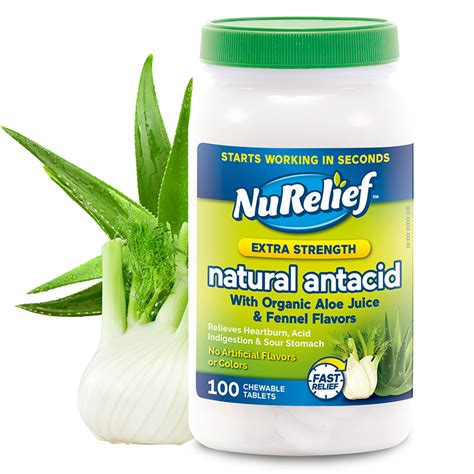 Antacid - NuRelief | Safe, Fast, and Effective for Heartburn and Gas