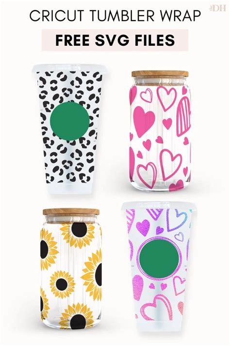 10+ Free Tumbler Wrap SVG Files (For Starbucks Cups and More!)