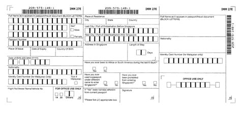 Singapore Immigration Card Pdf File - siteshelf