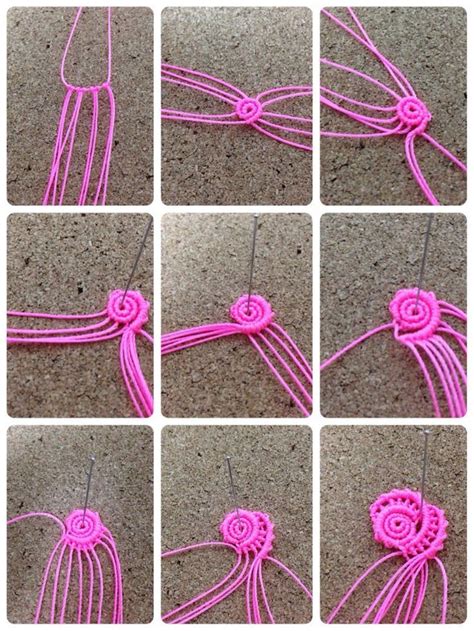 1000+ images about Micro Macramé Tutoriel Technique on ... | Macrame patterns, Macrame design ...