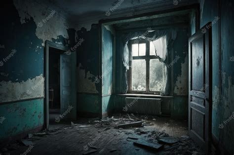 Premium Photo | Broken old and abandoned house interior