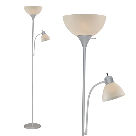 Modern Floor Lamp 72" Tall Living room lamp Gray Finish By Lightaccents - Walmart.com - Walmart.com