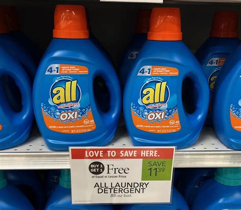 New All Laundry Detergent Coupon – Get the BIG Bottles As Low As $3.70 At Publix (Regular Price ...