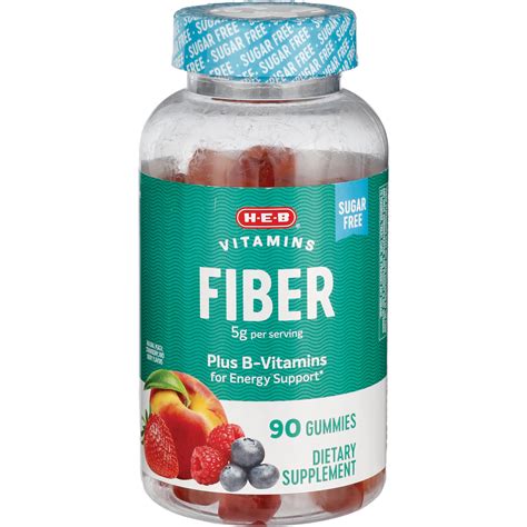 H-E-B Fiber Plus B-Vitamins Adult Gummies - Shop Multivitamins at H-E-B