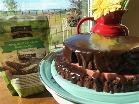 Holiday Brownie Pudding Cake - Gluten-Free Prairie