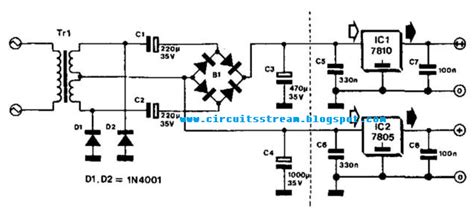 Simple Bridge Rectifier Circuit Diagram | Electronic Circuit Diagrams ...