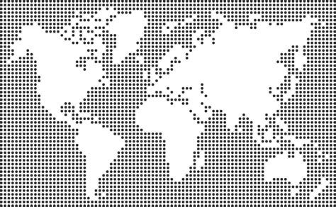 dotted world map vector and illusration 29565942 Vector Art at Vecteezy