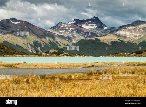 Lakes in Tierra del Fuego, Argentina Stock Photo - Alamy