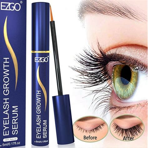 EZGO 5ML Lash & Brow Booster: Eyelash & Eyebrow Lengthening Growth ...