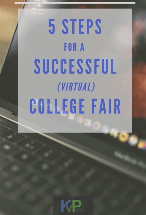 5 Steps for a Successful Virtual College Fair - KVP Educational Consulting