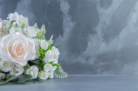 Free Photo | A bouquet of white flowers , on the white background. High quality photo