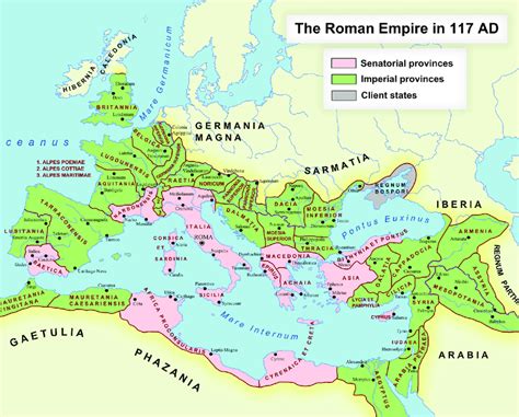 The Roman Empire in 117 CE. 43 | Download Scientific Diagram