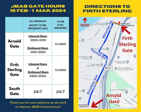 DVIDS - News - JBAB prepares for limited gate closures from Feb. 16 to March 1