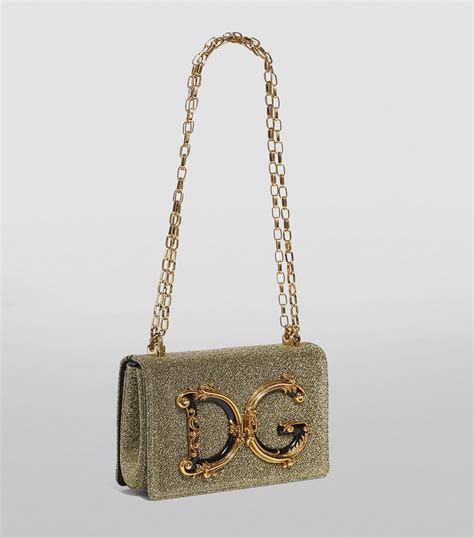 Womens Dolce & Gabbana multi Lurex DG Girls Cross Body Bag | Harrods UK