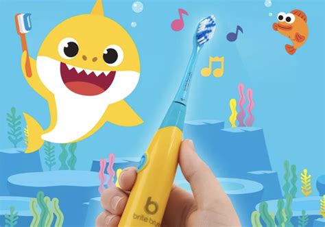 New Baby Shark toothbrush combines songs and games to make brushing teeth fun