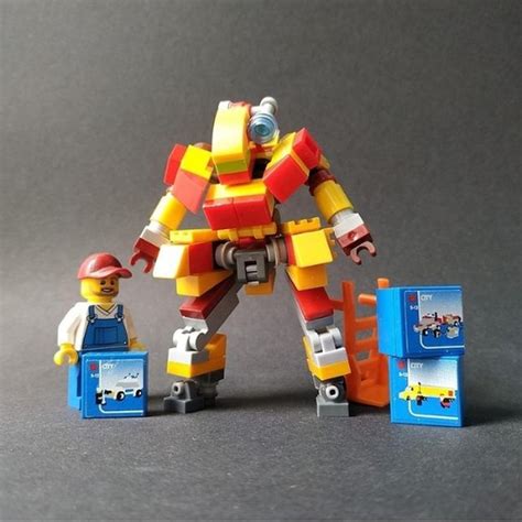 LEGO MOC lego mini robot for werehouses by eva_brick_ | Rebrickable - Build with LEGO