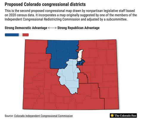 Colorado New Congressional Districts Map