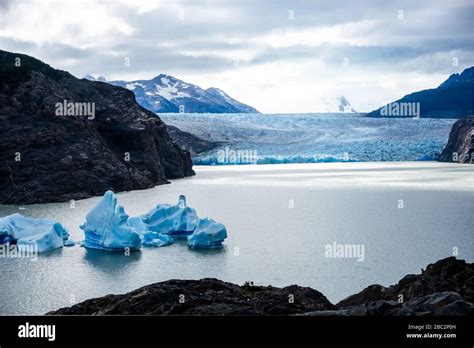 Glacier Gray in Chile Torres del Paine Stock Photo - Alamy