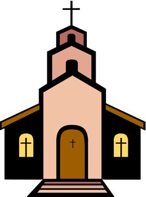 Church clip art black and white free clipart images – Clipartix