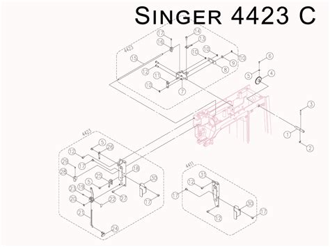 Buttonhole Selector Assembly for Singer 4423 Heavy Duty Sewing Machines – Millard Sewing Center